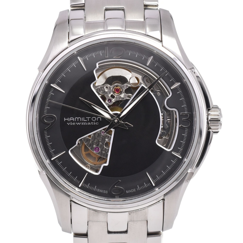 ハミルトン HAMILTON H325650 ジャズマスター 裏スケ 自動巻き メンズ 良品 O#145438