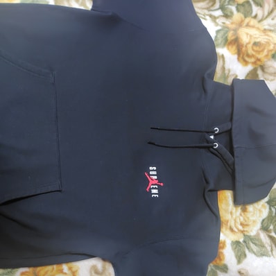 Supreme x Jordan Hooded Sweatshirt "Black"