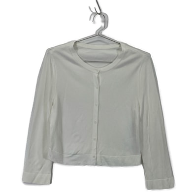 フォクシー 36823 ホワイト Upper Standard ロングスリーブカーディガン 40