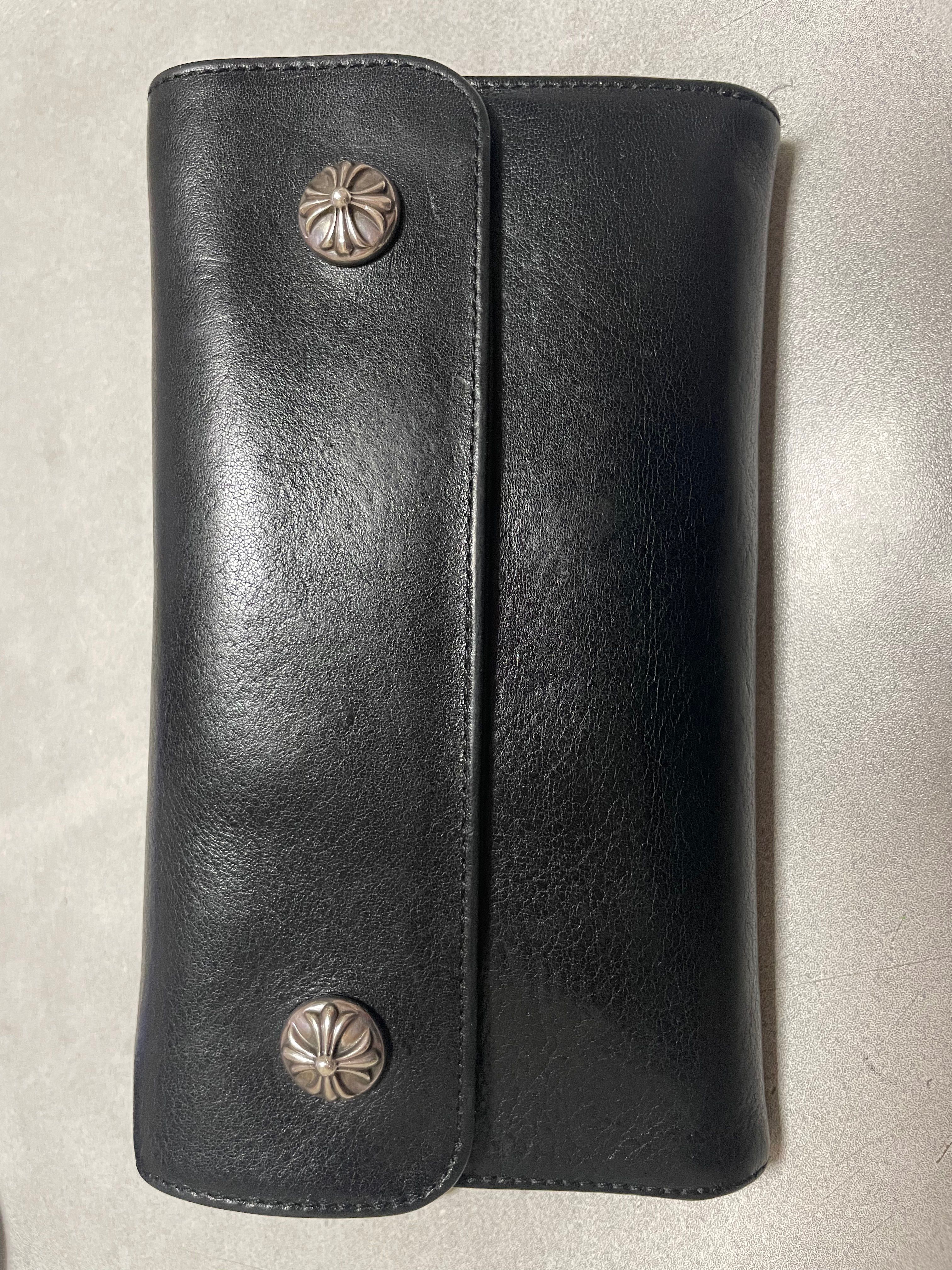 Chrome Hearts Wave Wallet Leather "Black"