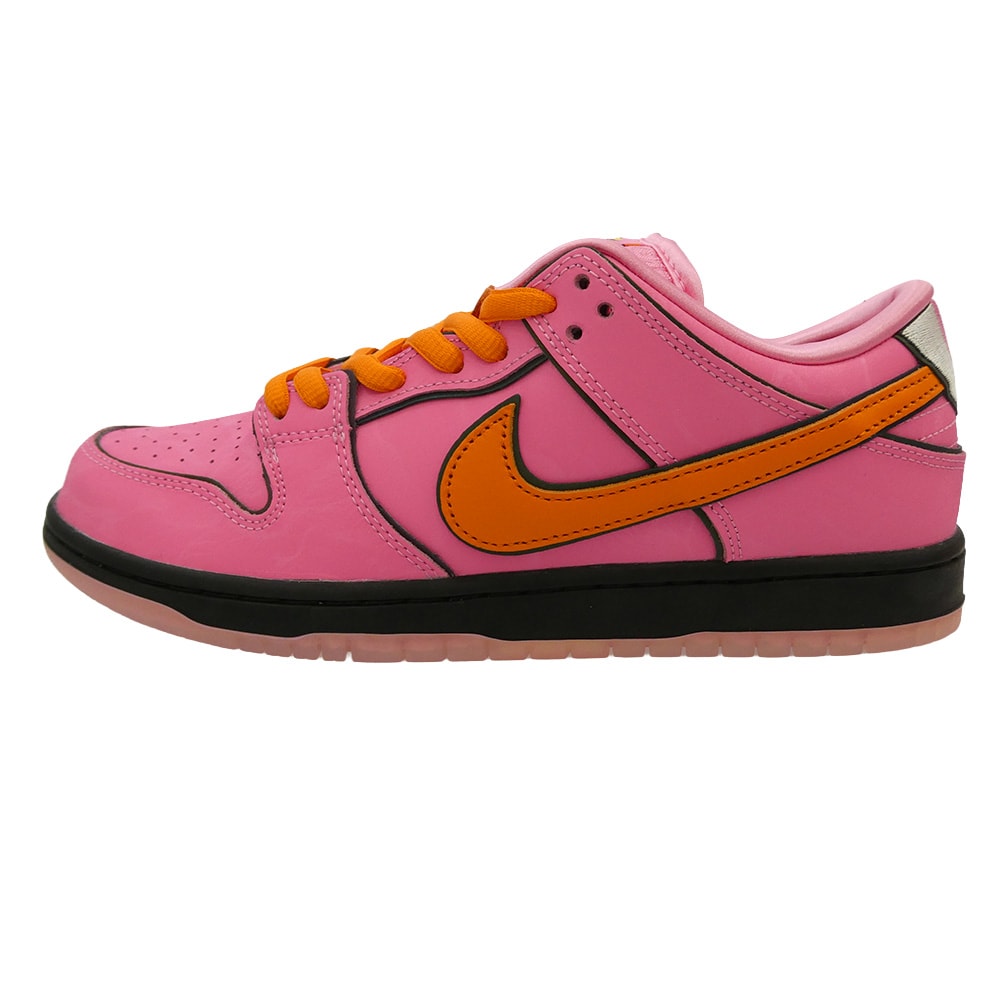 NIKE ナイキ 23AW FD2631-600 × The Powerpuff Girls SB Dunk Low Pro QS Blossom 【フェイクバスターズ鑑定済】パワーパフガールズ プロ ブロッサム 27cm【新古品】【未使用】【中古】