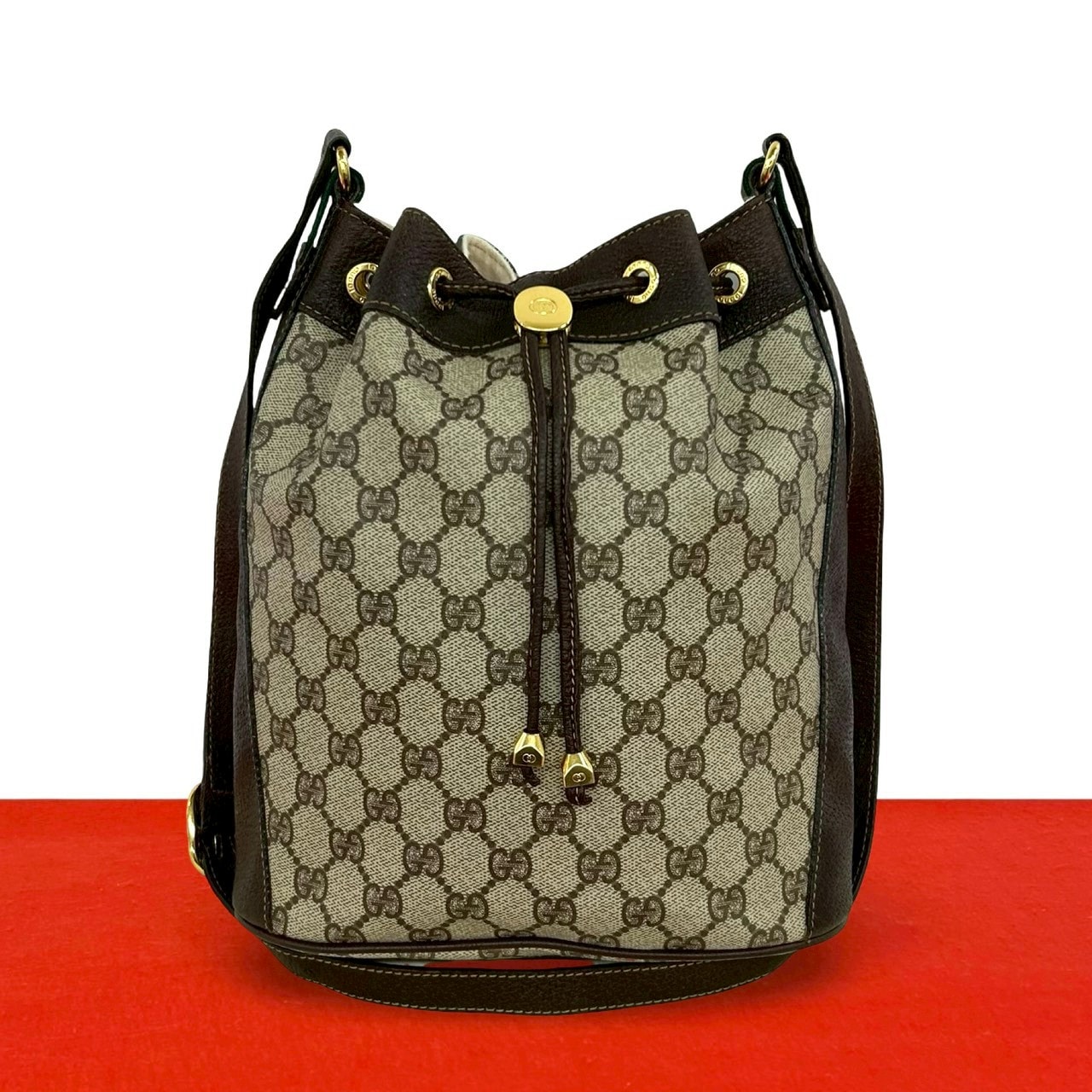 B (目立った傷や汚れなし)】GUCCI グッチ シェリーライン GG ロゴ 柄