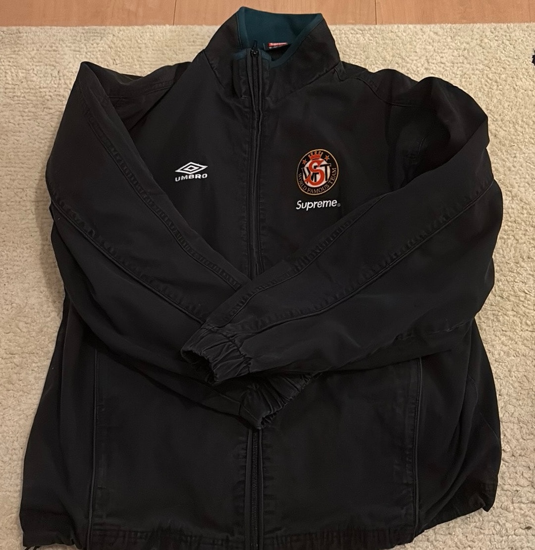 Supreme x Umbro Cotton Ripstop Track Jacket "Black"