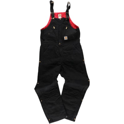 古着 ビッグサイズ カーハート Carhartt ダブルニー ダック オーバーオール メンズw46相当/eaa589285