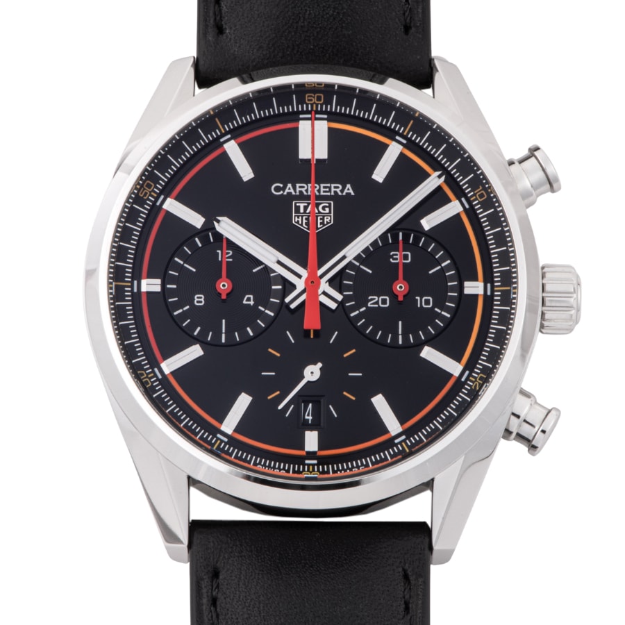 【新品】TAG HEUER タグホイヤー カレラ クロノグラフ CBN201C.FC6542 保証書2025年【中古】