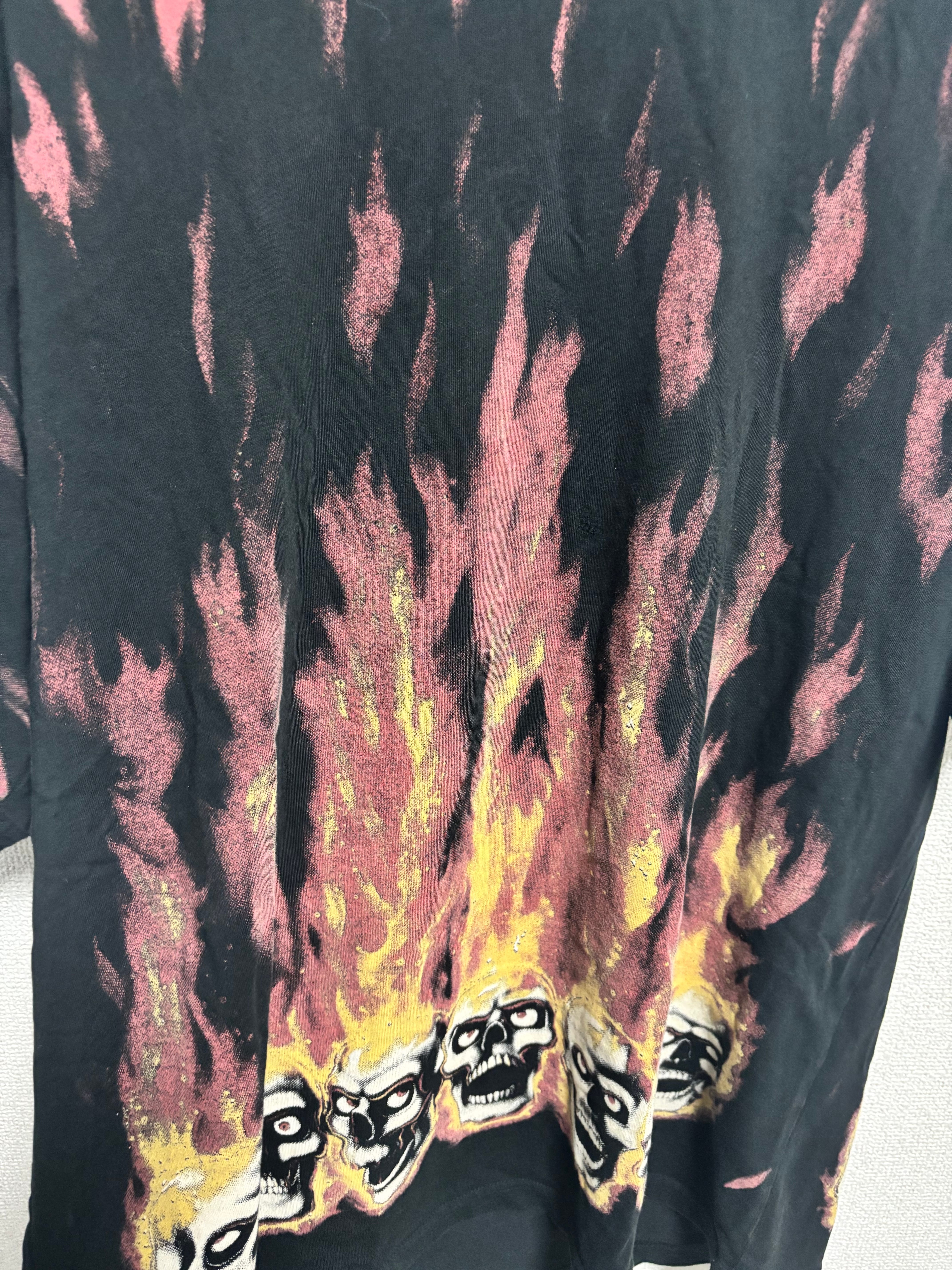 Supreme x MM6 Maison Margiela Liquid Blue Oversized Tee "Black"