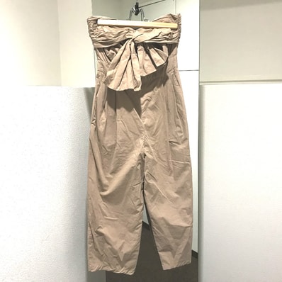 エムエスジーエム MSGM リボンモチーフ 1642MDA111 オールインワン サロペット ベージュ系