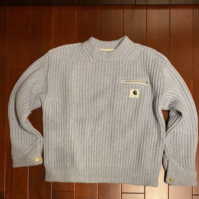 Carhartt WIP x sacai Knit Pullover Detroit "Light Blue"