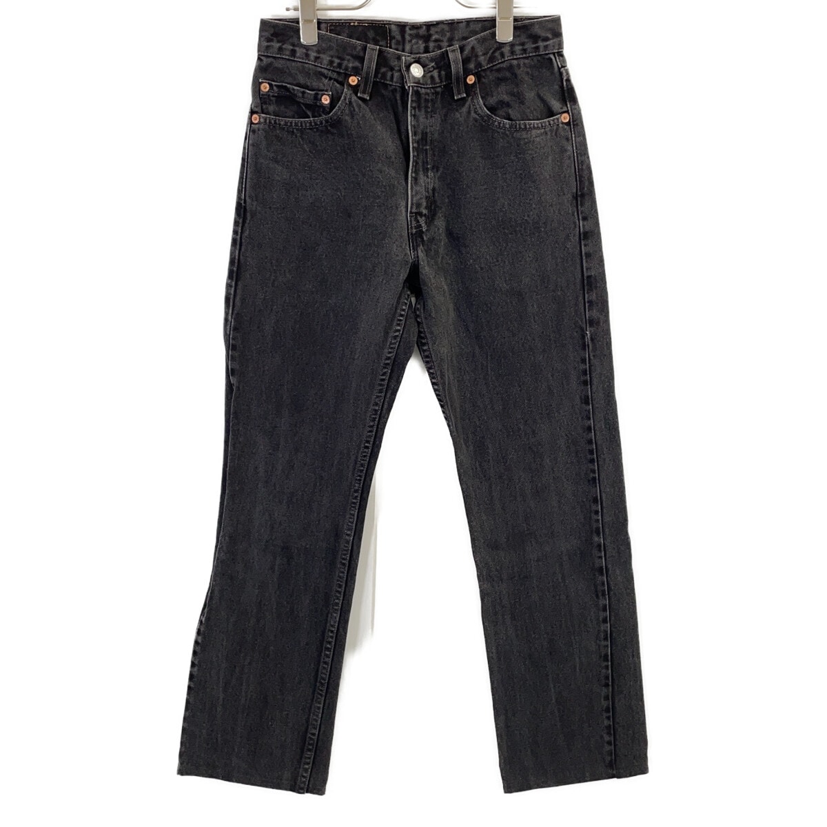 リーバイス 505 99年製 後染めブラック ジップフライデニムパンツ W29L32
