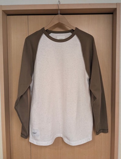 WTAPS Ian / LS / Cotton "Brown/Light Gray"