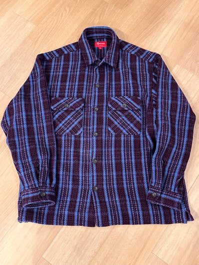 Supreme Heavy Flannel Shirt "Dark Plum"