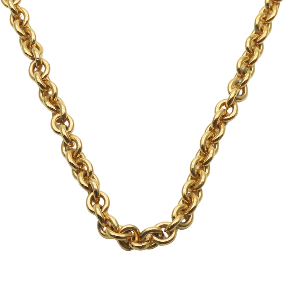 【中古】 ジバンシー ネックレス ロングチェーン メタル ゴールド メッキ アクセサリー GP レディース 女性 Givenchy