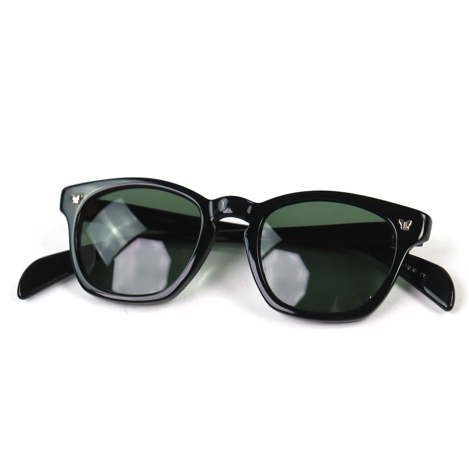 良品 ニードルス ウェリントン バタフライ金具 サングラス ブラック メンズ