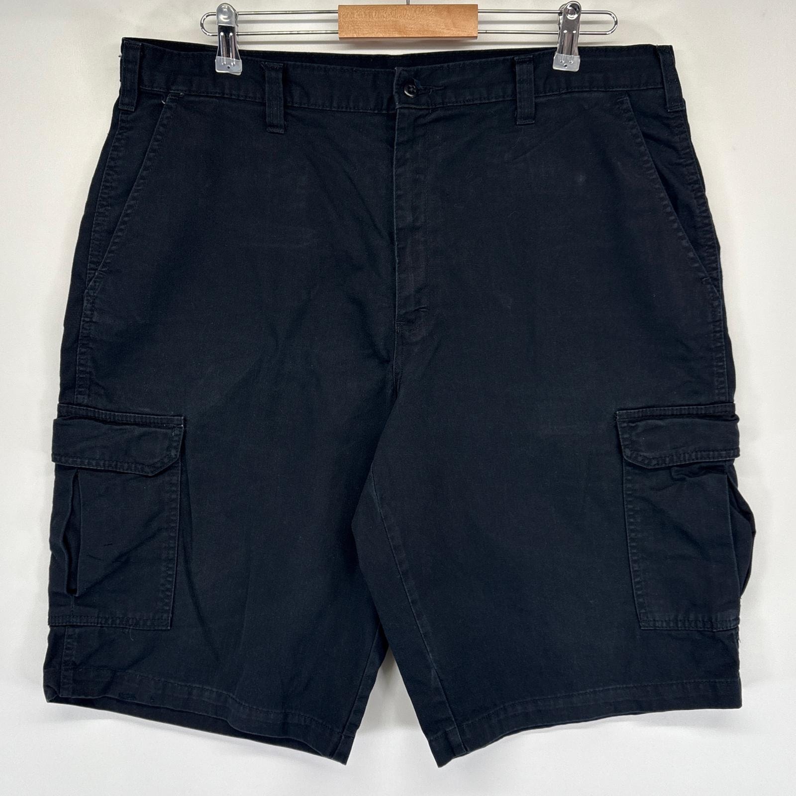 古着 ディッキーズ Dickies ショートパンツ ワーク ハーフ 短パン ワンポイントロゴ 半ズボン w36 ブラック メンズ