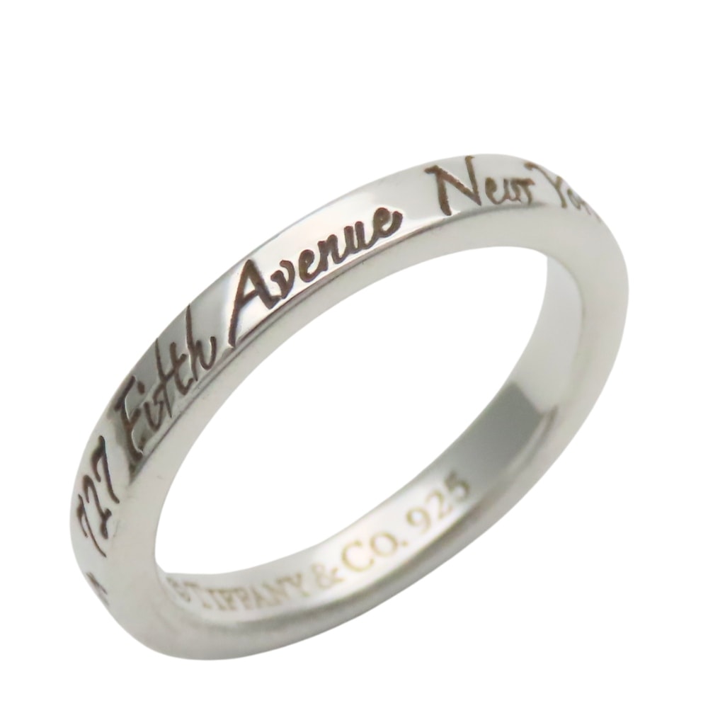 【中古】 ティファニー リング・指輪 ノーツナロー シルバー925 約2.7g シルバー 定番 人気 アクセサリー レディース 女性 TIFFANY&Co.