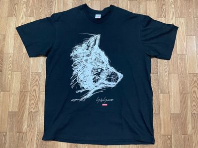 Supreme / Yohji Yamamoto® Scribble Wolf Tee "Black"
