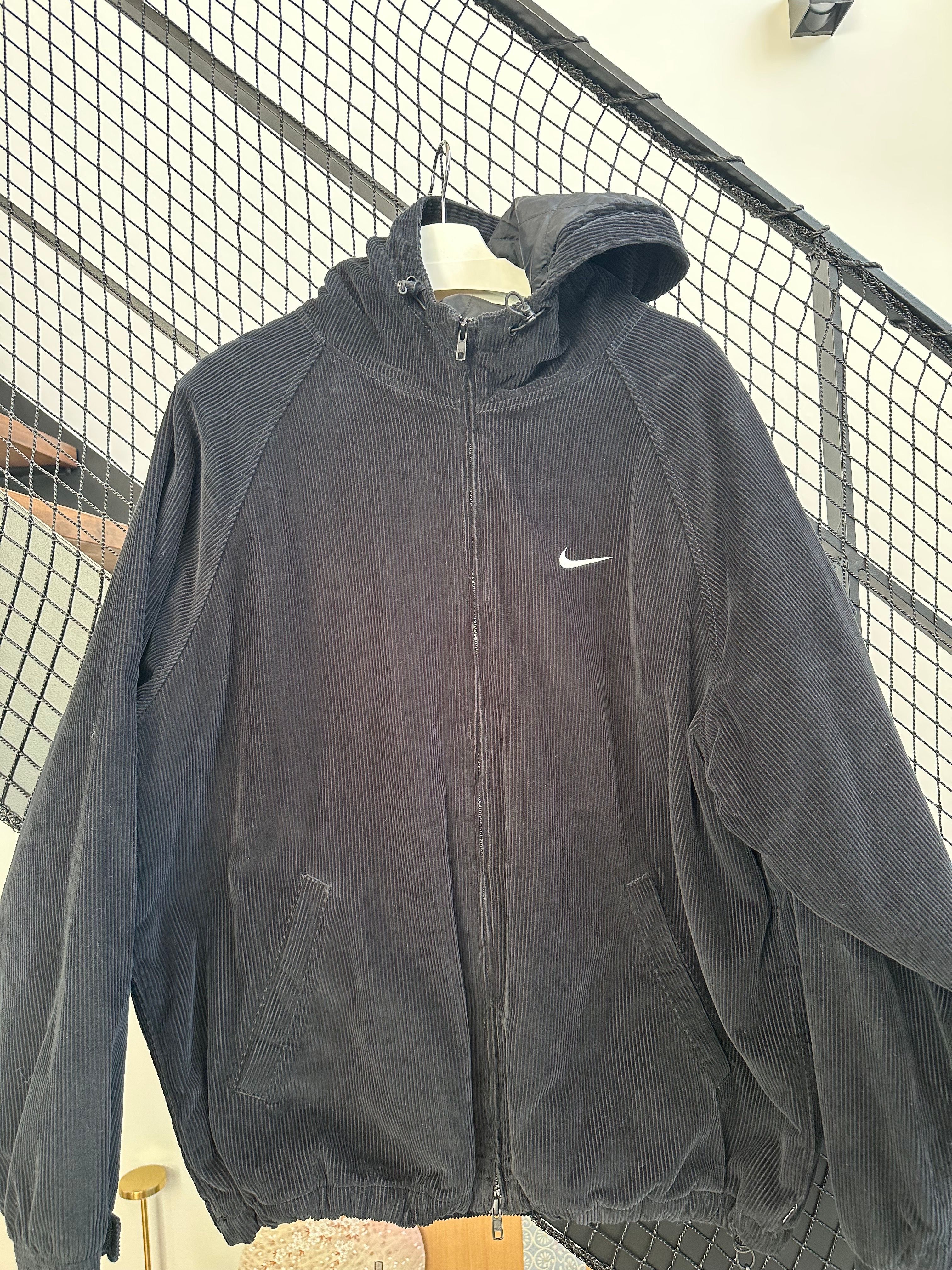 Supreme / Nike Arc Corduroy Hooded Jacket "Black"