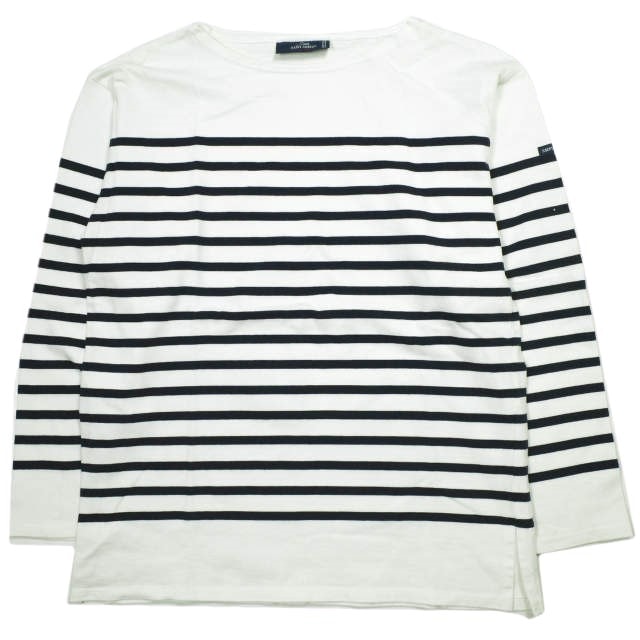 SAINT JAMES セントジェームス フランス製 NAVAL ナヴァル ボーダーボートネックロングスリーブTシャツ 6 WHITE/NAVY 長袖 バスクシャツ トップス g23599
