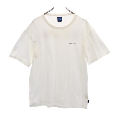 KENZO JEANS ケンゾージーンズ バックプリント 半袖 Tシャツ FREE ホワイト系