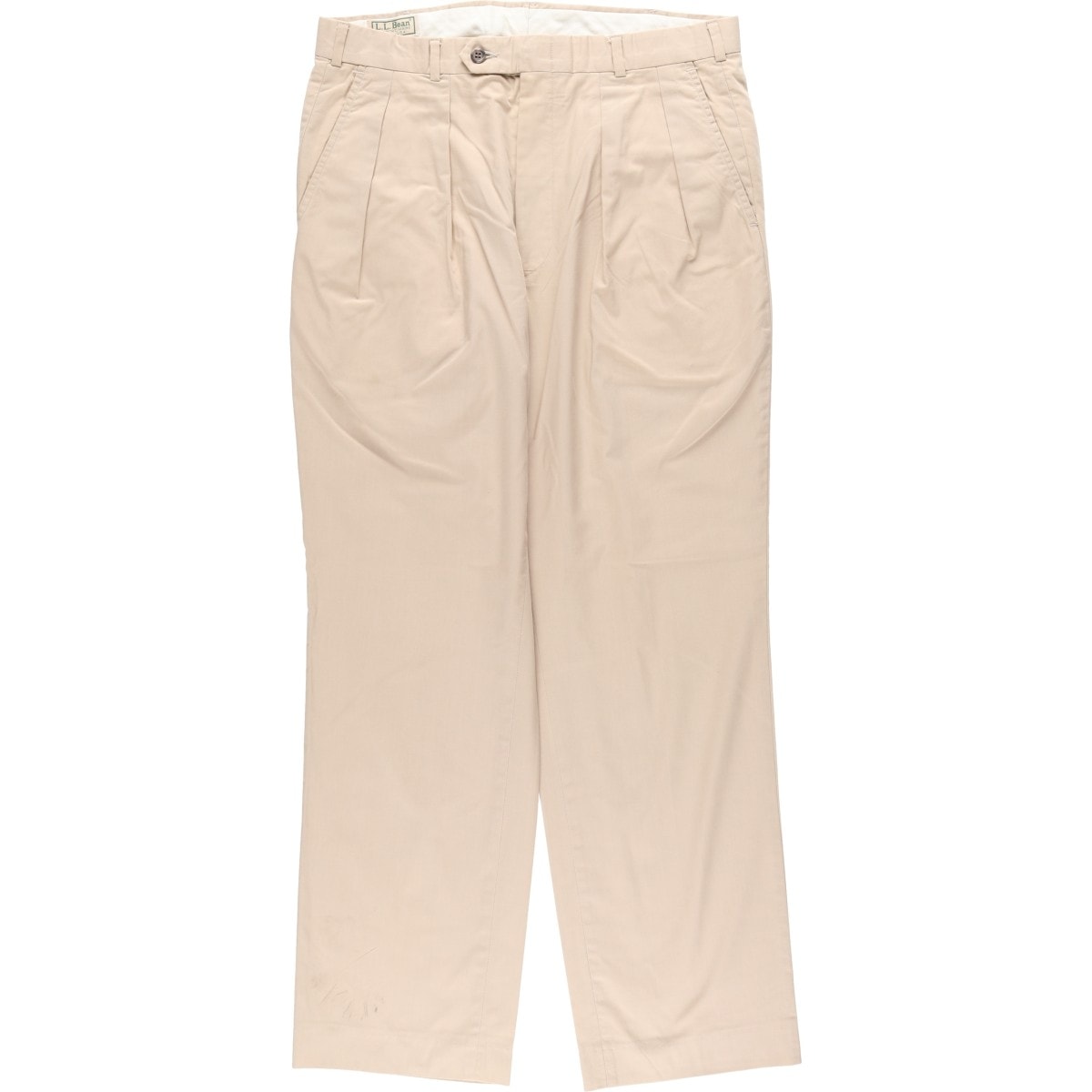 古着 80~90年代 エルエルビーン L.L.Bean ツータック コットン スラックスパンツ USA製 メンズw33相当 ヴィンテージ/eaa651017