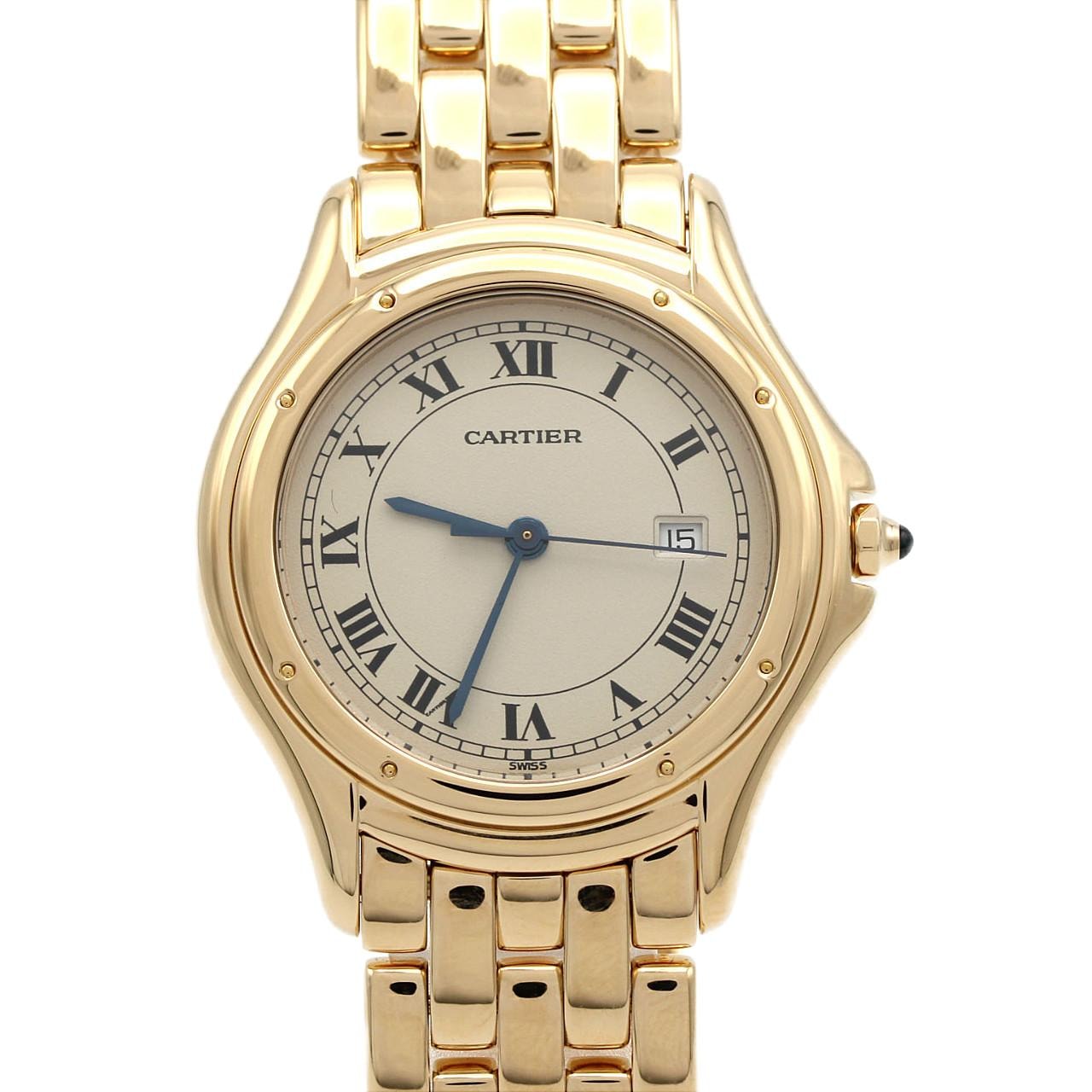 カルティエ パンテールクーガーLM YG W25013B9 YG クォーツ