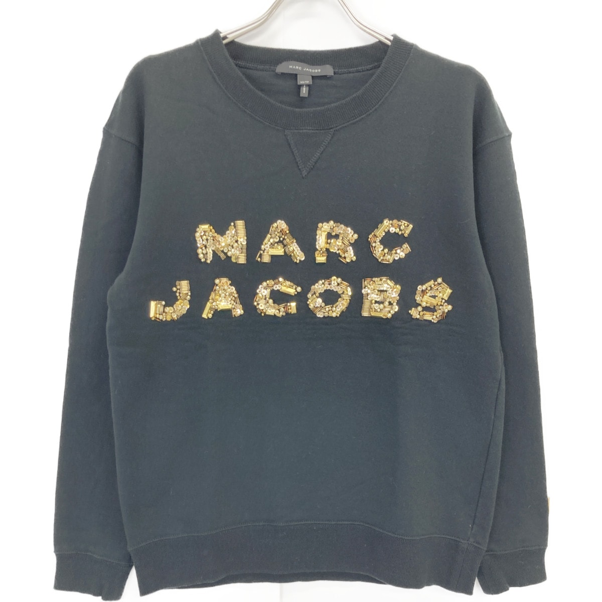 マーク ジェイコブス M4007054 ﾌﾞﾗｯｸ ｺｯﾄﾝ ﾛｺﾞ ｽｳｪｯﾄ ＸＳ