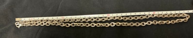 Chrome Hearts Large Paper Chain Necklace "Silver"