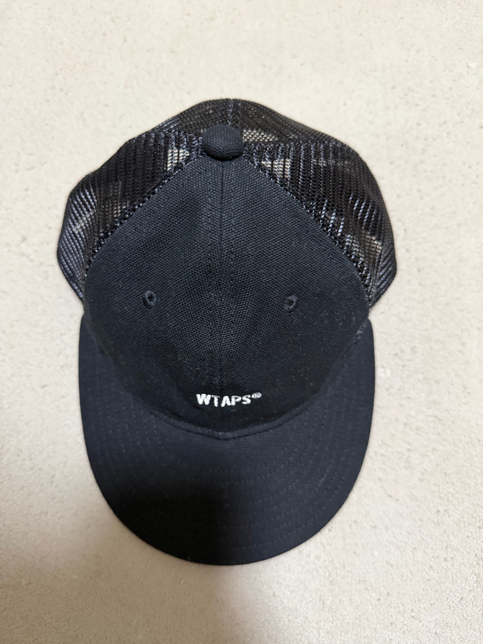 WTAPS T-6M 02 / Cap / Cotton. Cnvs. Mesh "Black"
