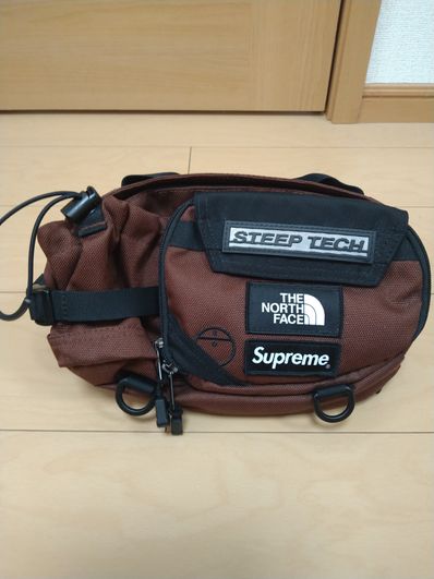 Supreme x The North Face Steep Tech Waist Bag "Brown" NM82291I / NF0A82YW