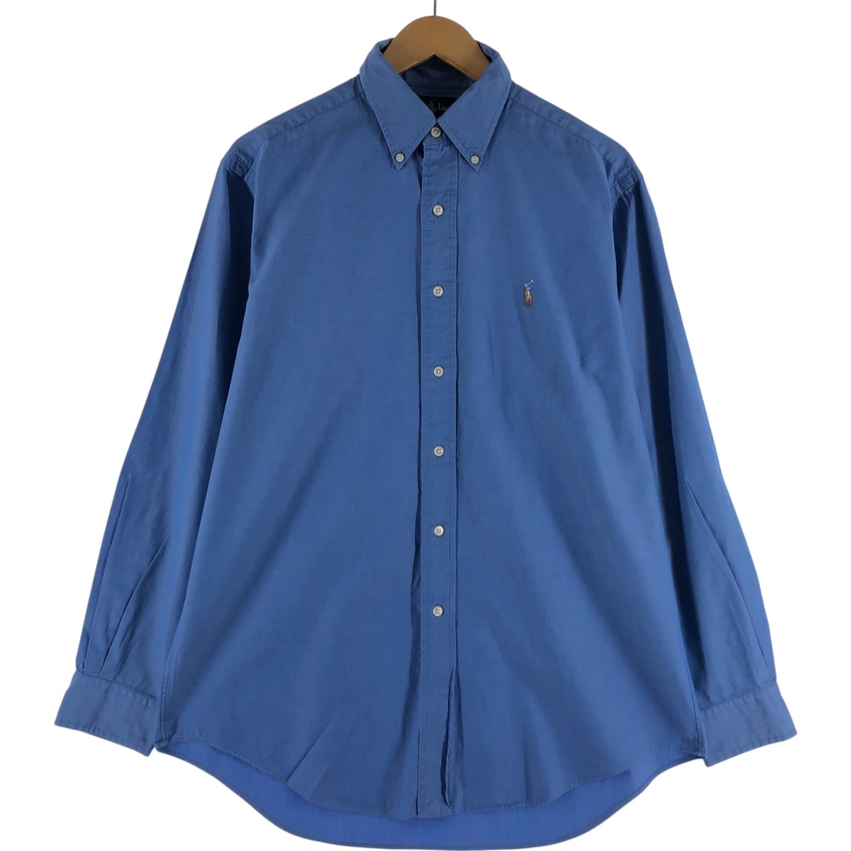 古着 ラルフローレン Ralph Lauren YARMOUTH 長袖 ボタンダウンシャツ メンズM相当/eaa536244