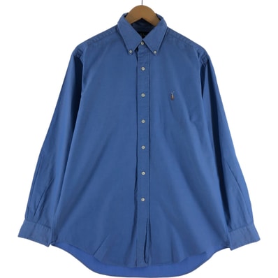 古着 ラルフローレン Ralph Lauren YARMOUTH 長袖 ボタンダウンシャツ メンズM相当/eaa536244