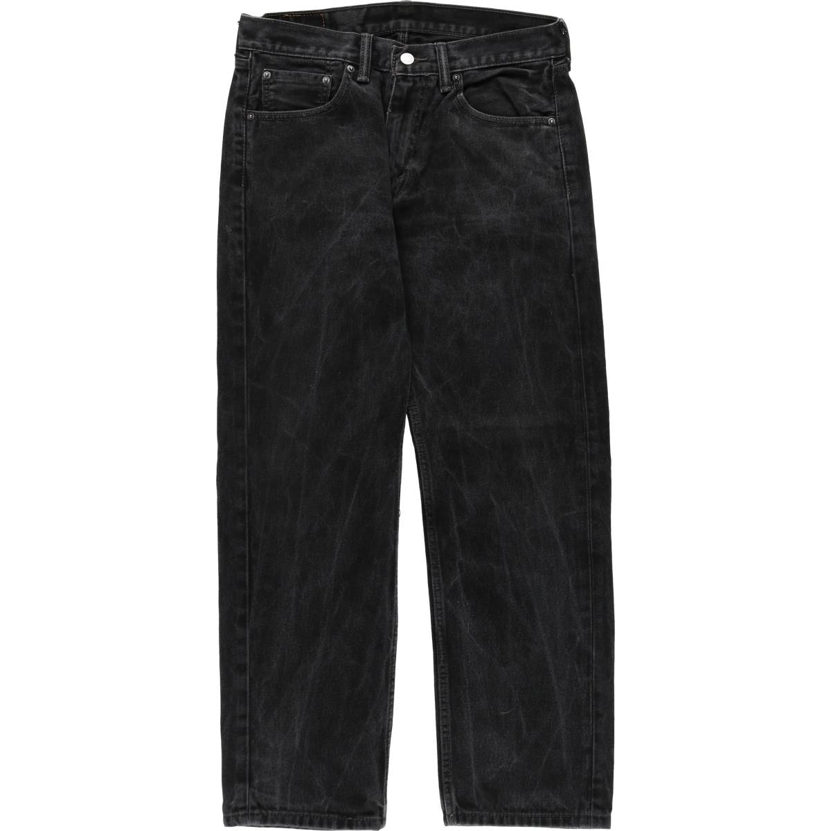 古着 リーバイス Levi's 505 ブラックデニム テーパードデニムパンツ メンズw33相当/eaa663662