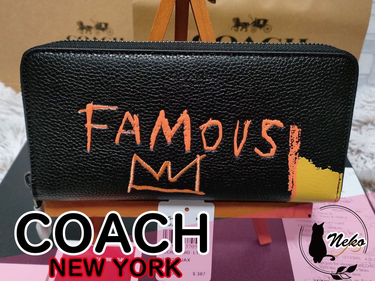 劇❗️お得価格❗️コーチ バスキア コラボ 長財布