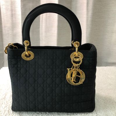 Dior Lady Dior Cannage Handbag "Black"