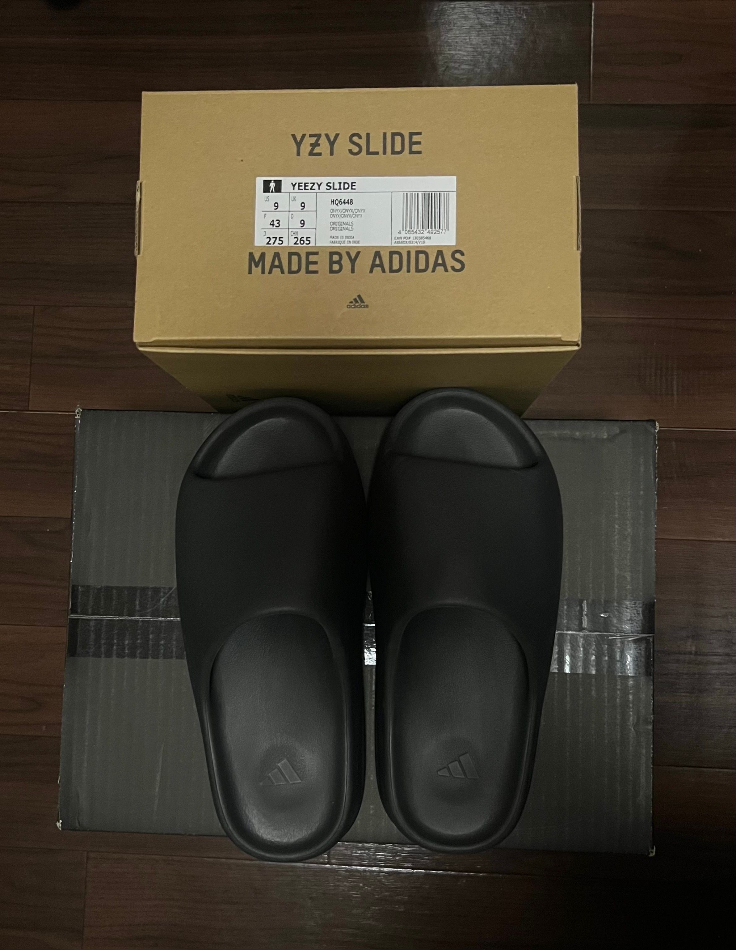 ADIDAS YZY SLIDE dark ''onyx''