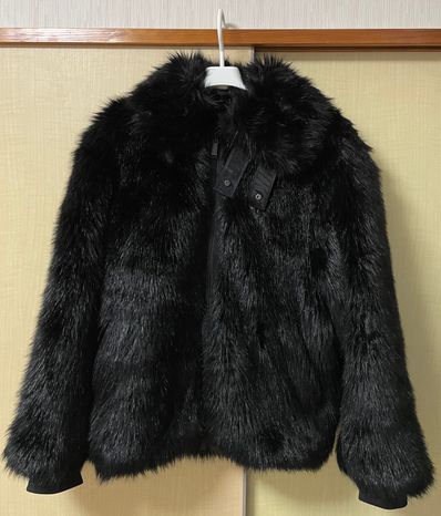 Nike x Ambush Women's Reversible Faux Fur Coat "Black"