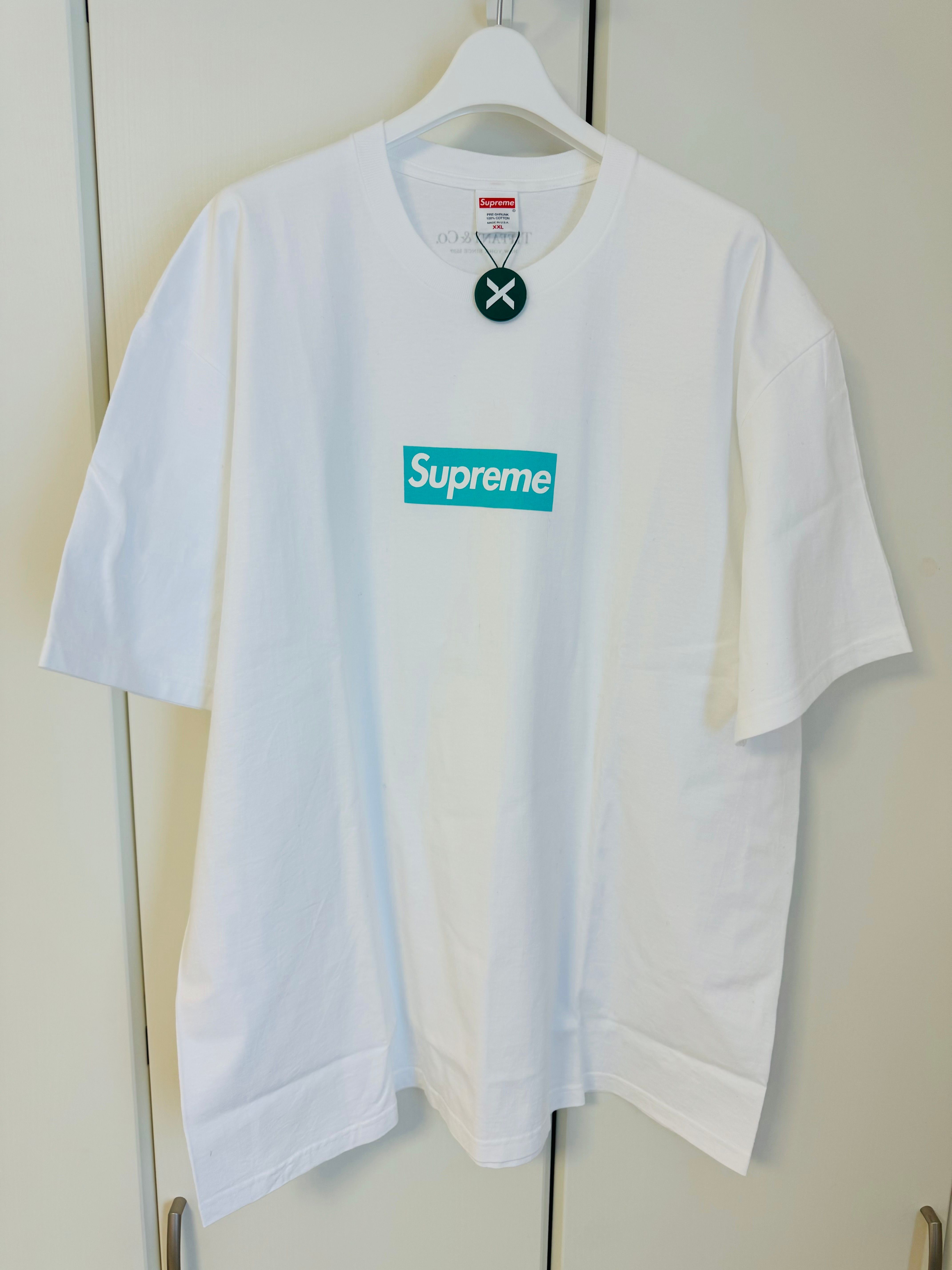 Supreme / Tiffany & Co. Box Logo Tee "White"