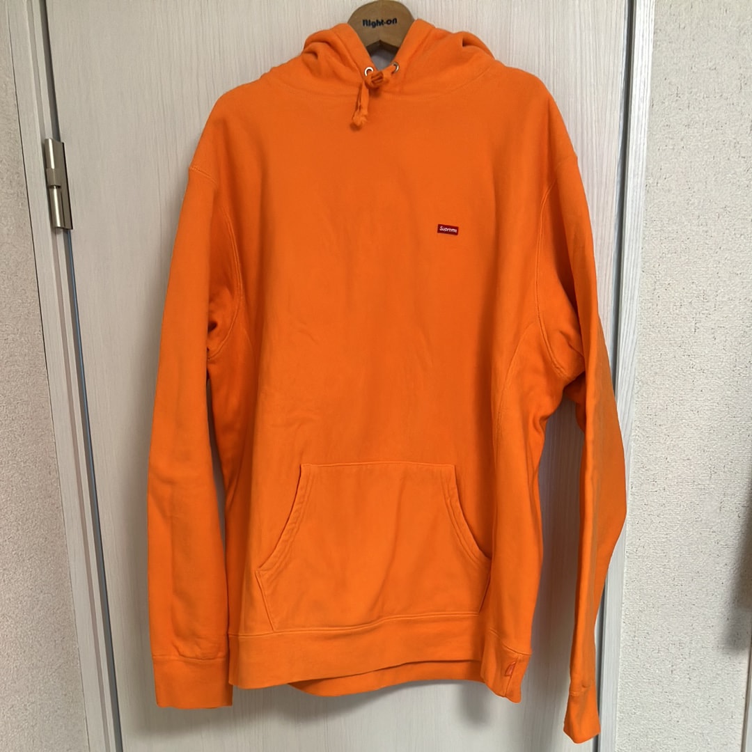 Supreme Small Box Hooded Sweatshirt (20SS) "Orange"