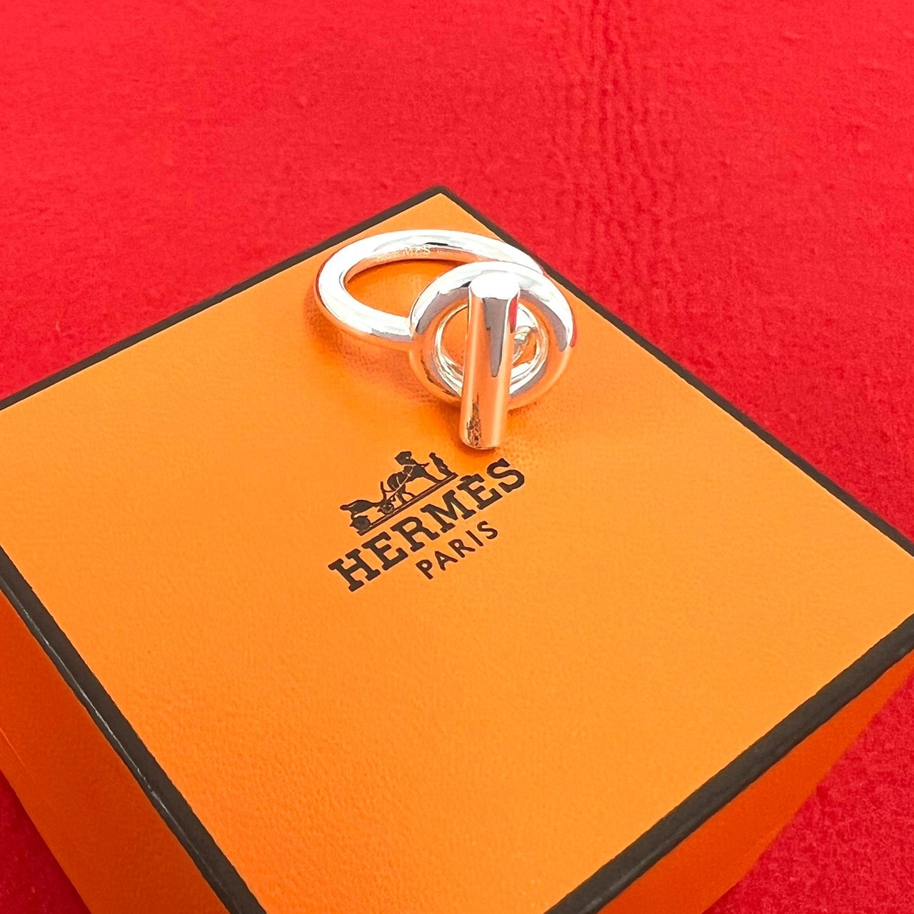 HERMES エルメス エシャペ リング シルバー925 リング・指輪 10号 シルバー
 24697
