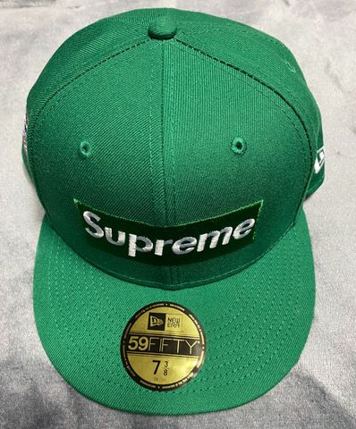 Supreme No Comp Box Logo New Era "Green"