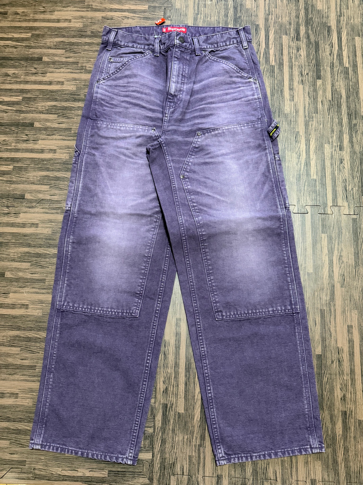 Supreme Worn Double Knee Painter Pant (26SS) "Purple"