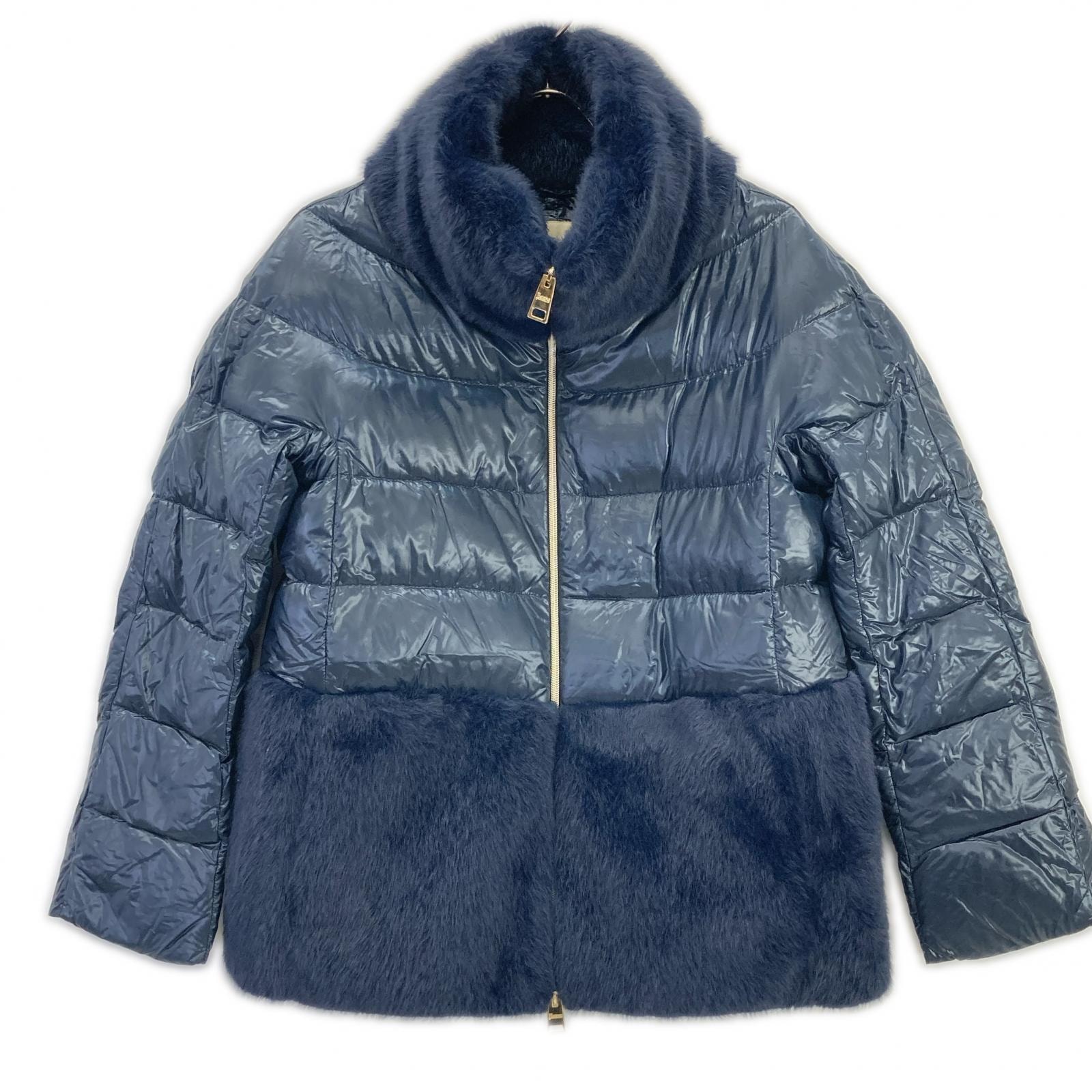 ヘルノ PI001933D12017Z ネイビー COMBI DOWN ダウンジャケット 40