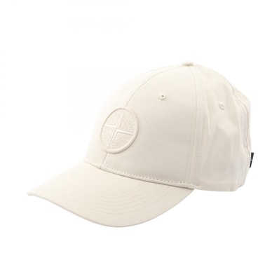 ストーンアイランド STONE ISLAND キャップ 帽子 コットン メンズ アイボリー系 L1S15 9100013S0248V0 【新品】