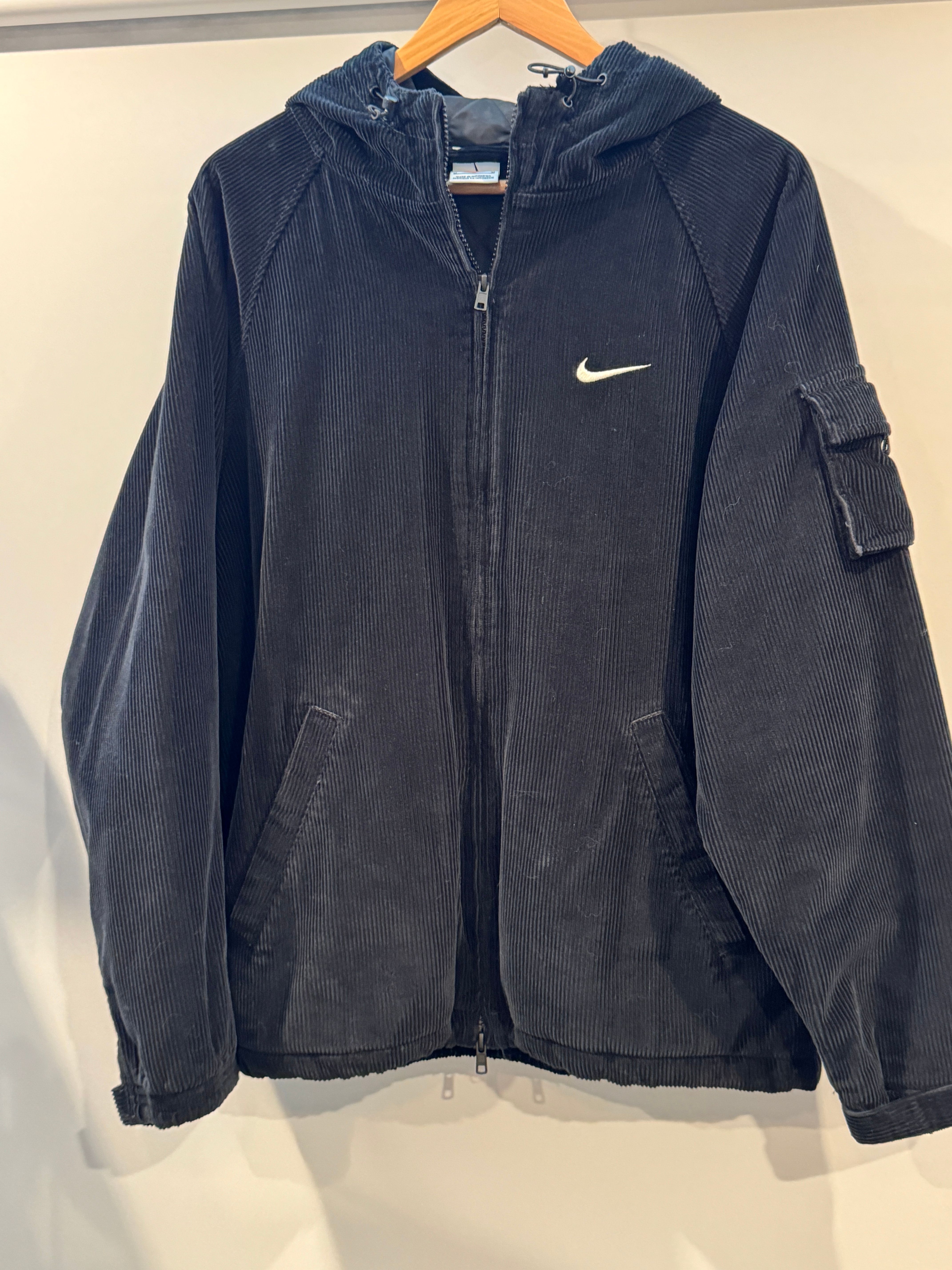Supreme / Nike Arc Corduroy Hooded Jacket "Black"