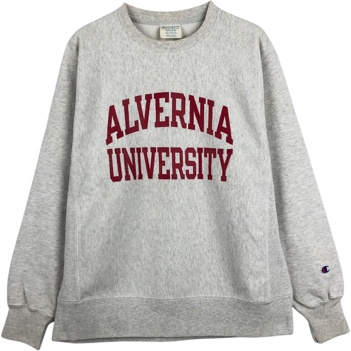 古着 00年代 チャンピオン Champion REVERSE WEAVE リバースウィーブ Alvernia University カレッジスウェットシャツ トレーナー メンズM相当/eaa680146