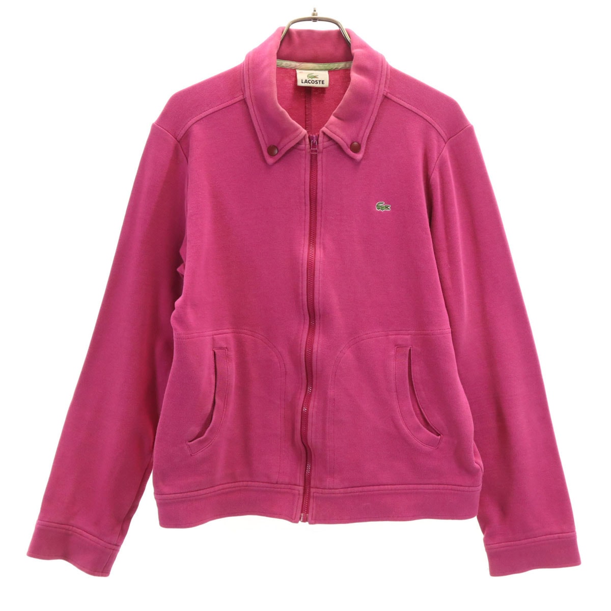 LACOSTE ラコステ 日本製 ジップジャケット 42 ピンク