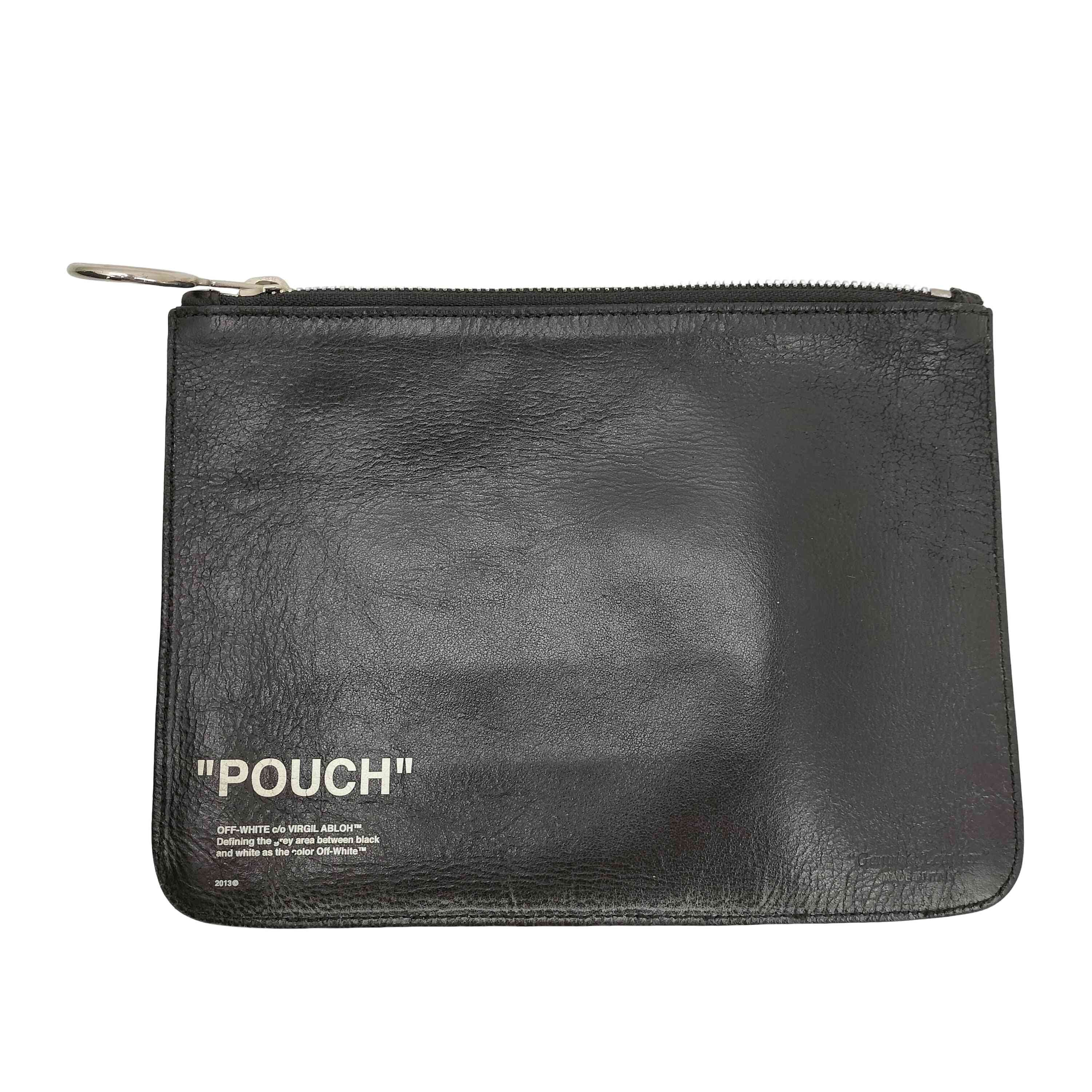 Quote Pouch レザー ポーチ クラッチ バッグ【1139702121528】
