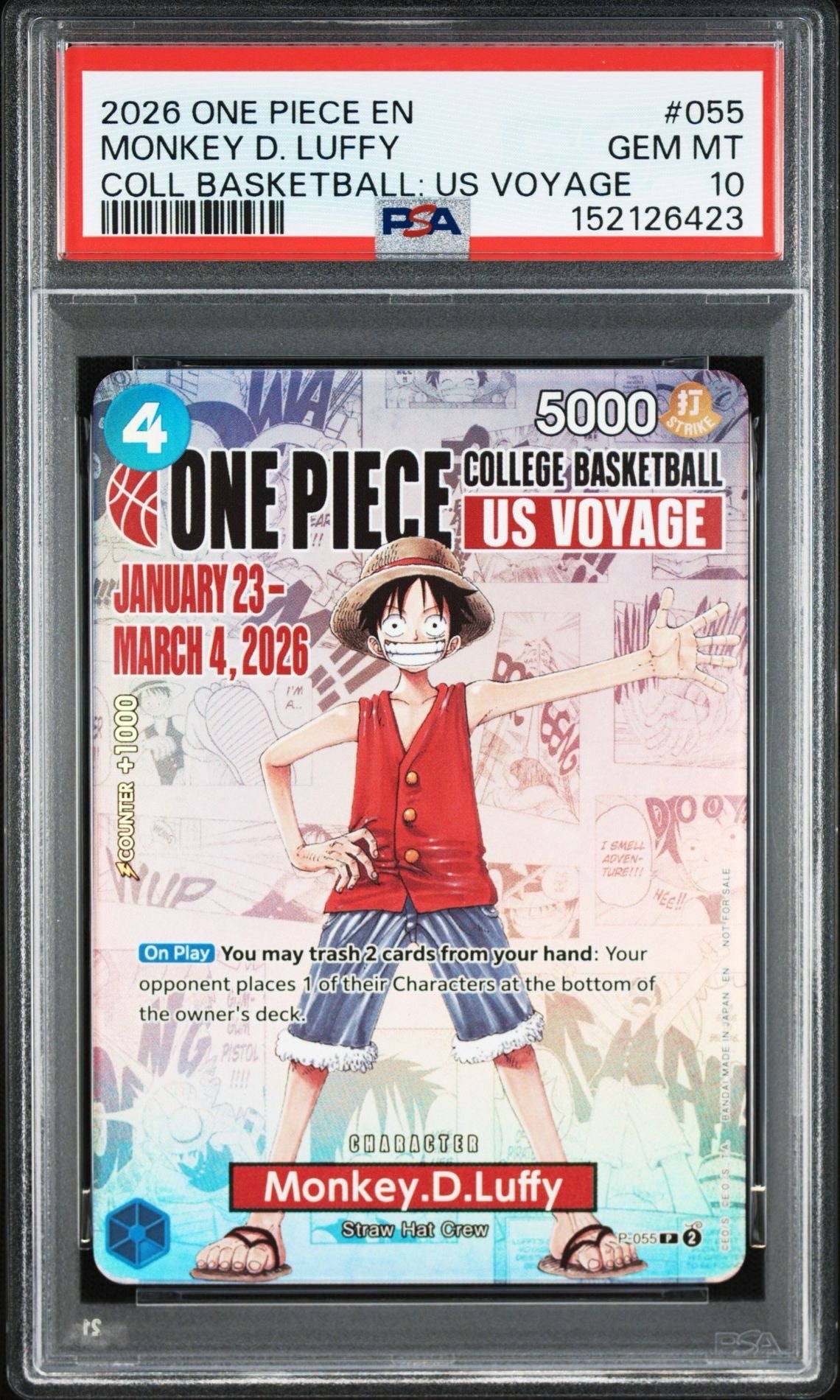PSA10】モンキー・D・ルフィ P [P-110](プレミアムカードコレクション