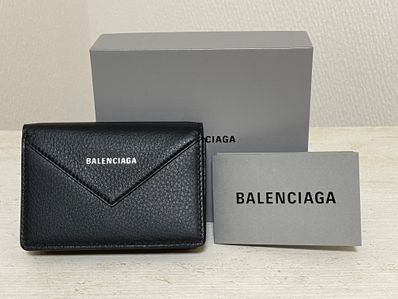 BALENCIAGA Papier Card Case "Black"