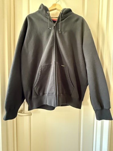 Supreme Work Zip Up Hooded Sweatshirt "Black"